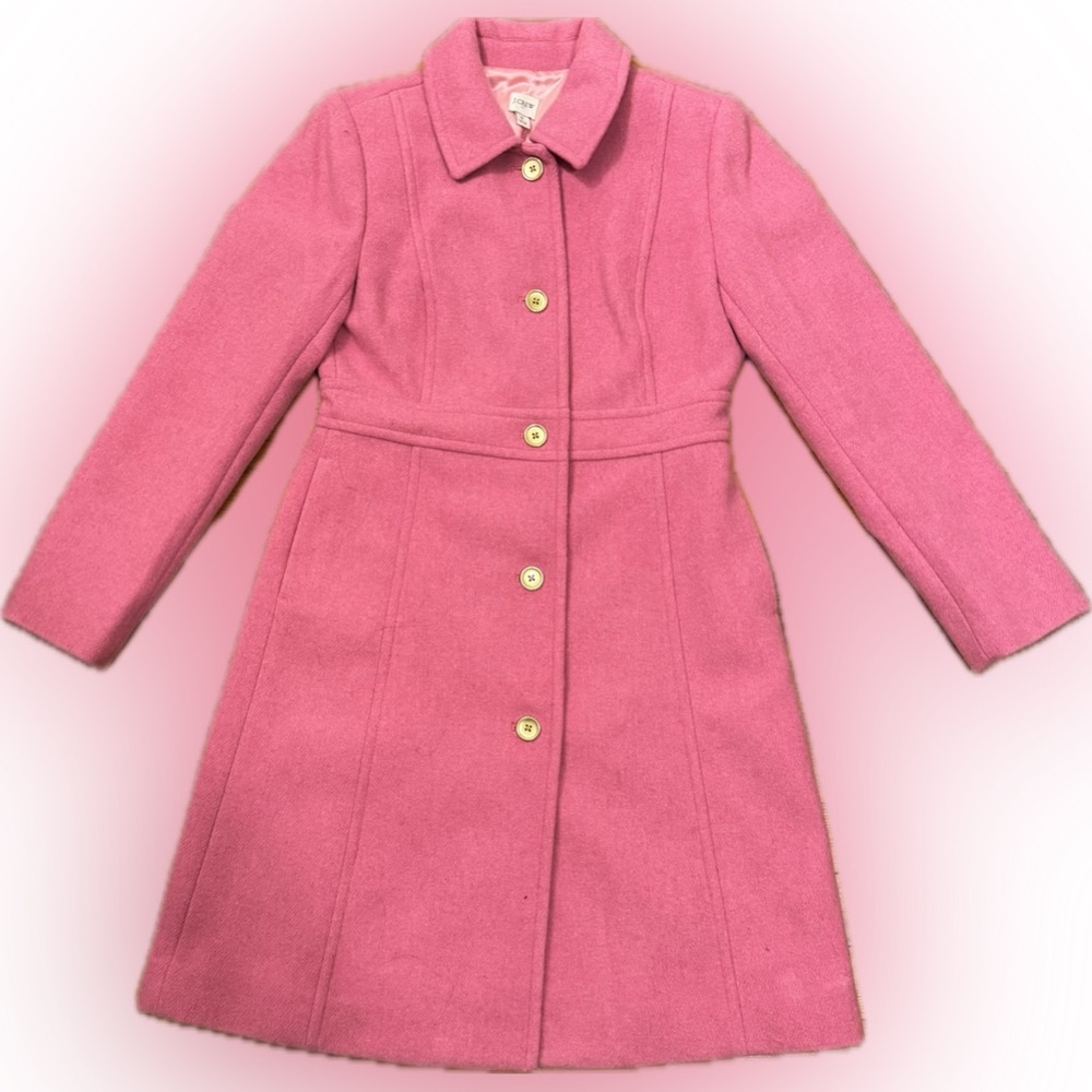 Jcrew women medium wool blend lady coat